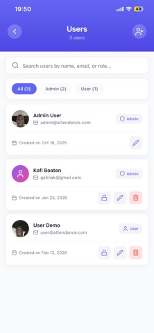 Attendance Checkr screenshot