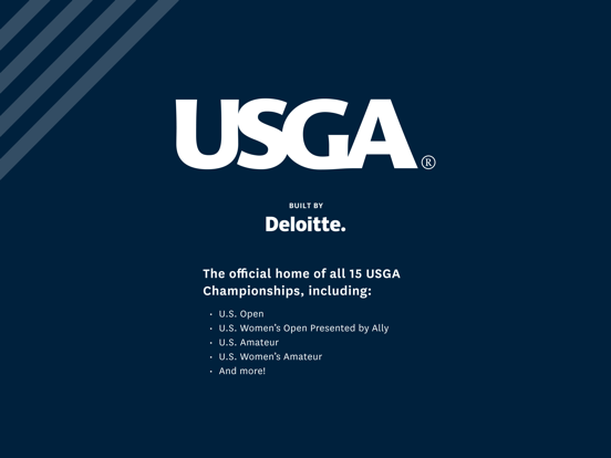 USGA iPad screenshot 1 - Sports app
