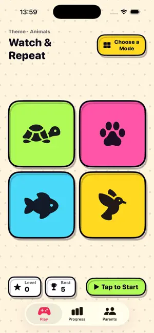 Simon Kids - Memory Game screenshot 1