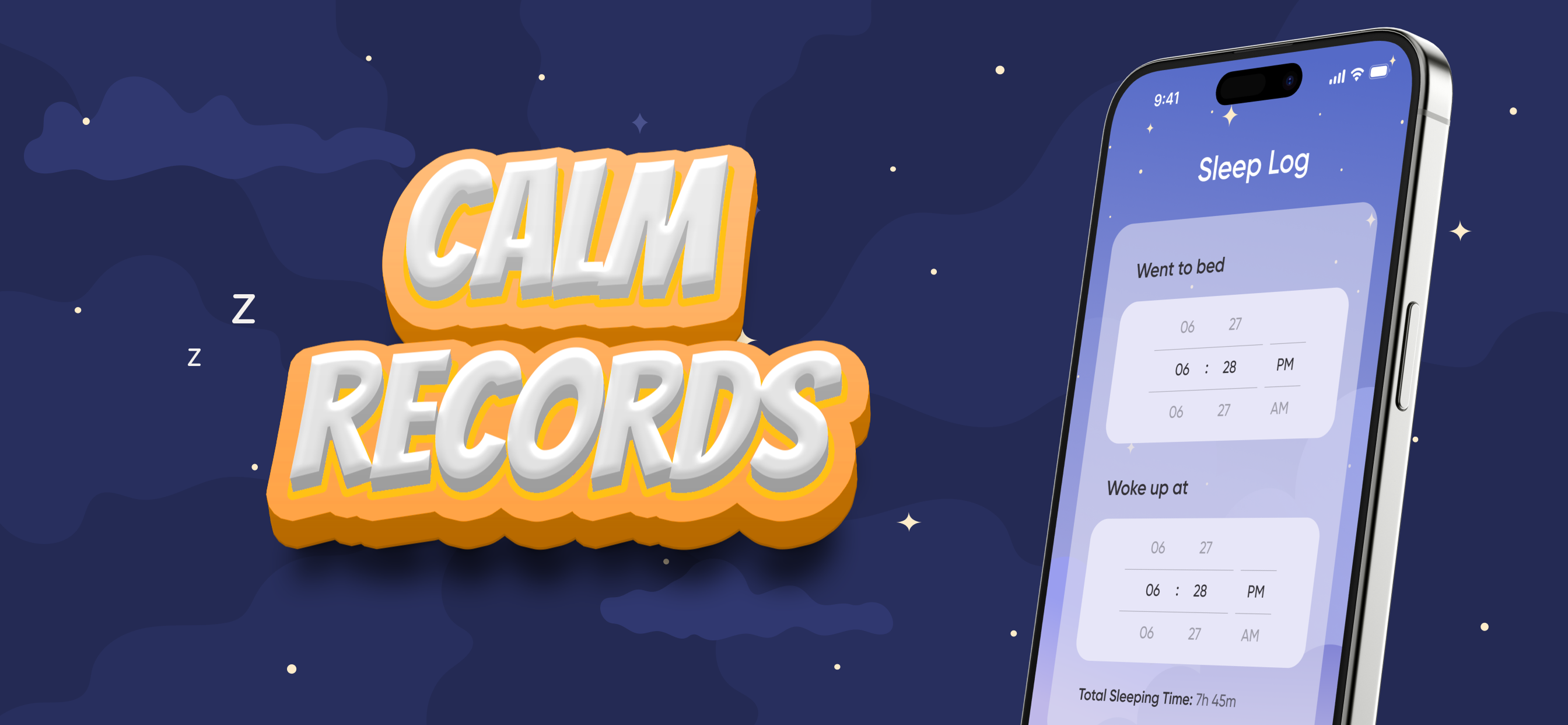 Calm Records:Sleep Tracker!