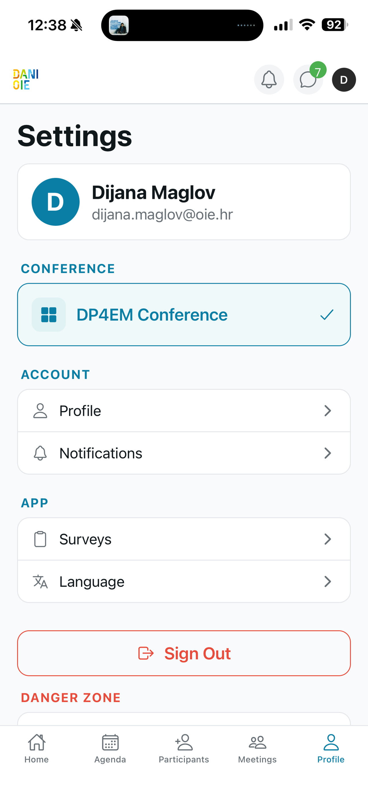 DP4EM Konferencija