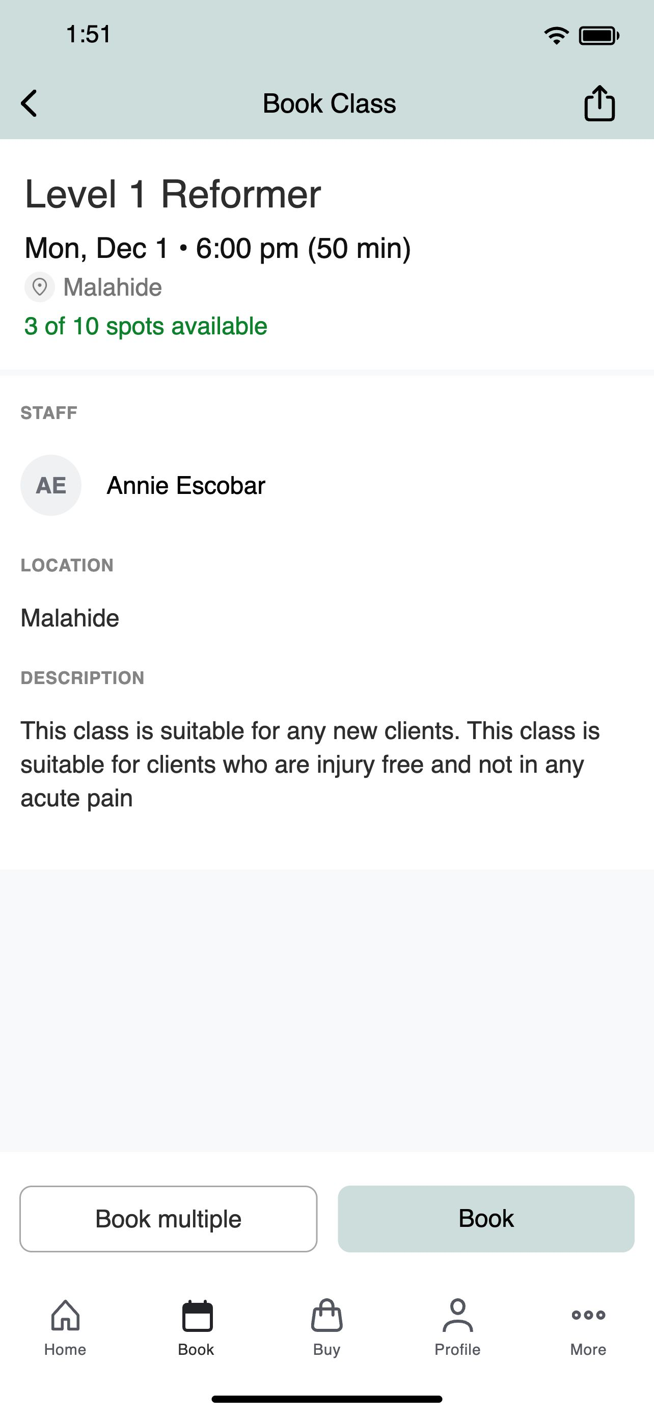 The Pilates Club