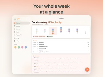 Golli Family Organizer iPad screenshot