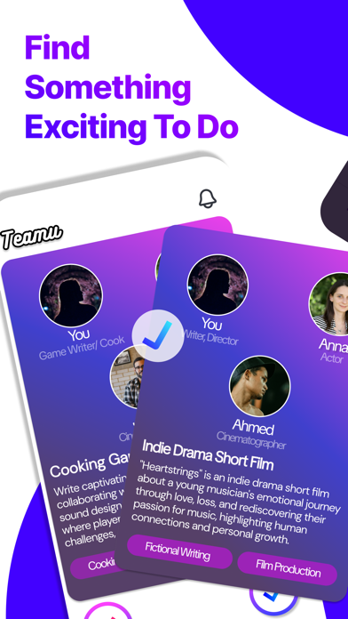 Teamu iPhone screenshot 1 - Social Networking app