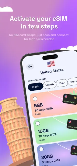 Evoa: eSIM Travel Data Card screenshot 1