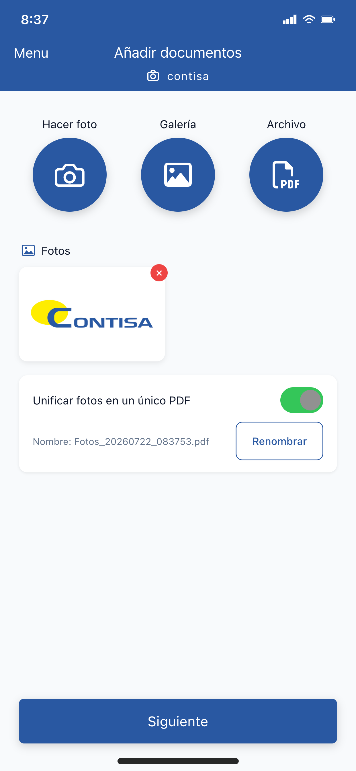 Contisa screenshot 4