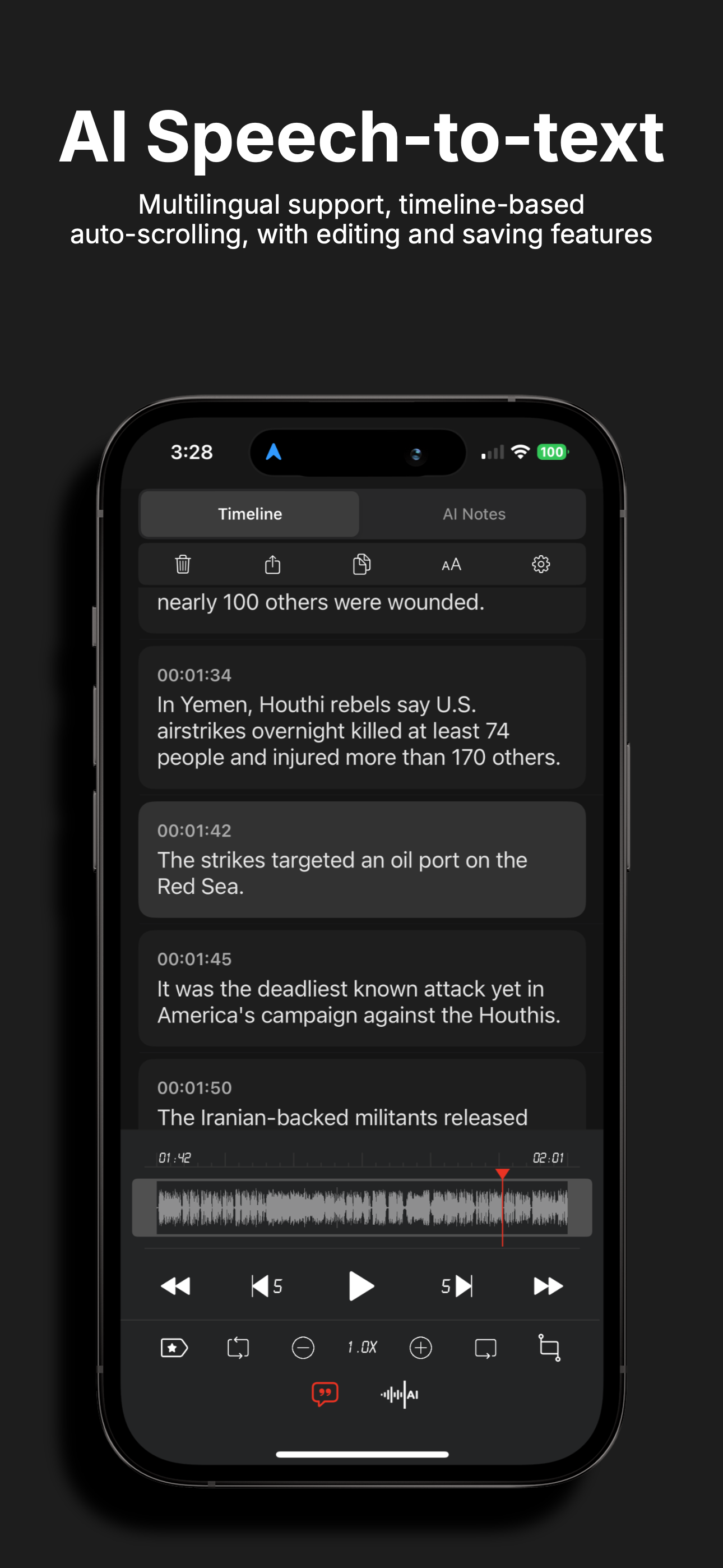 SoundNote: Voice Recorder Note