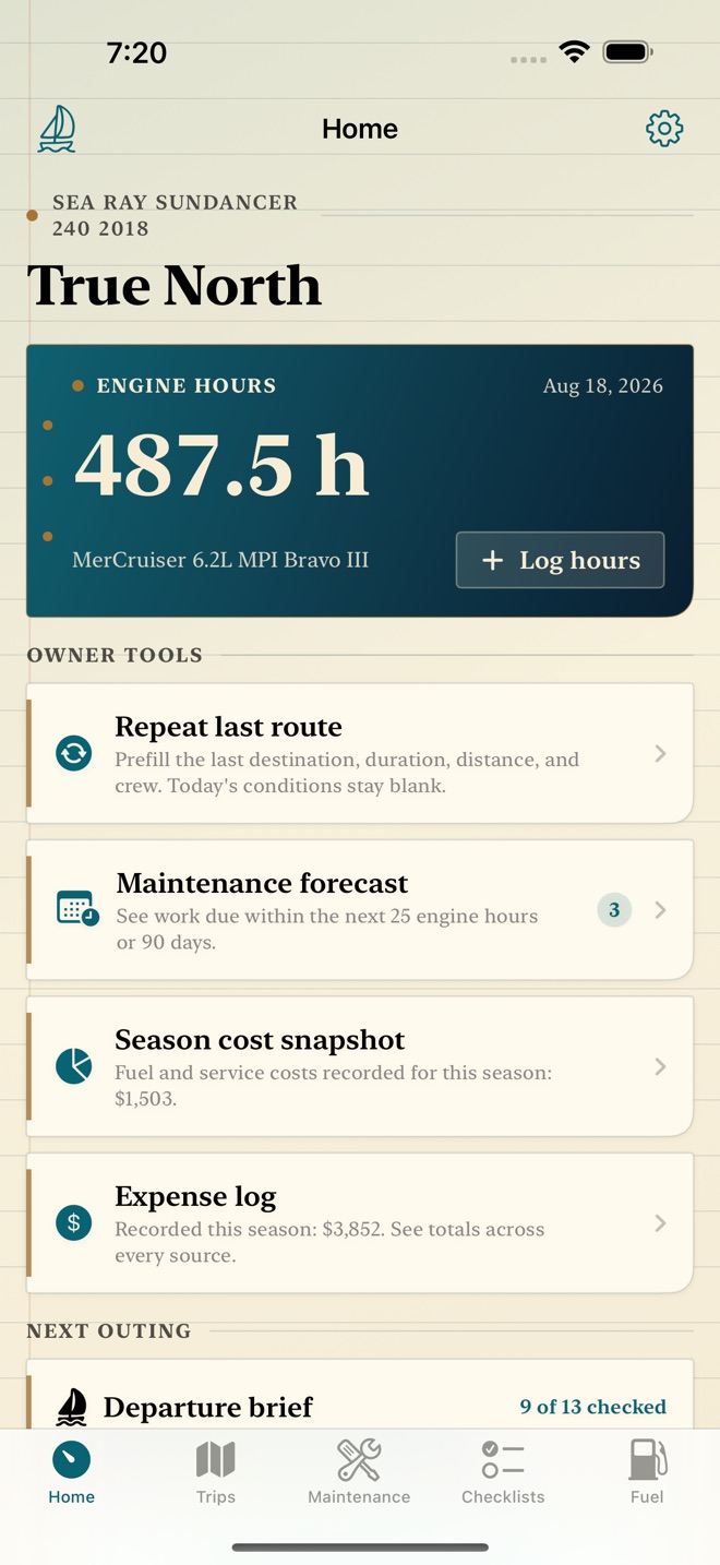 HullBook screenshot 1
