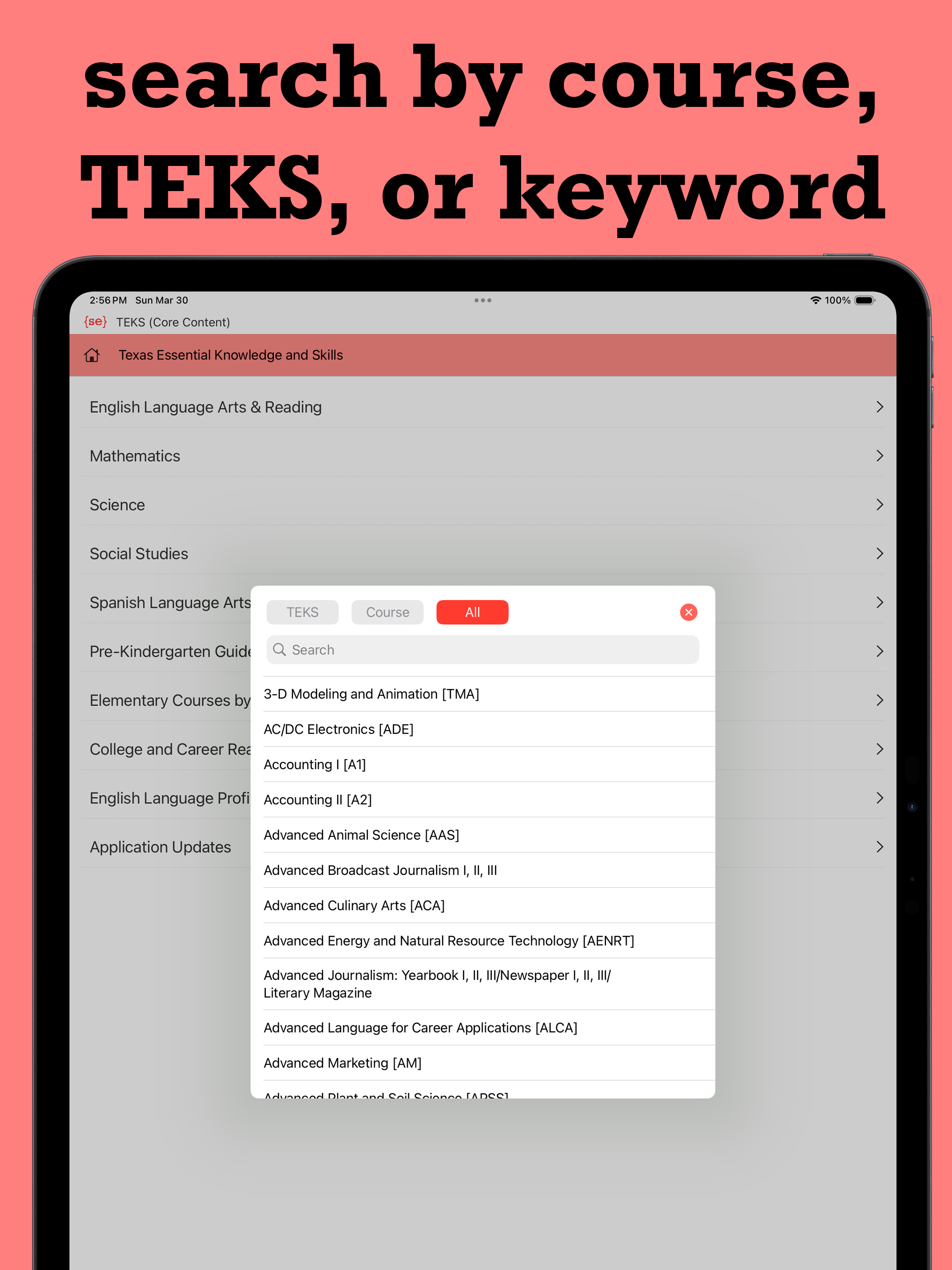 TEKS by S.E. (Core Content)