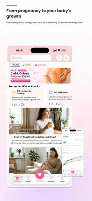 Momy: Bebek & Hamilelik Takibi screenshot 1