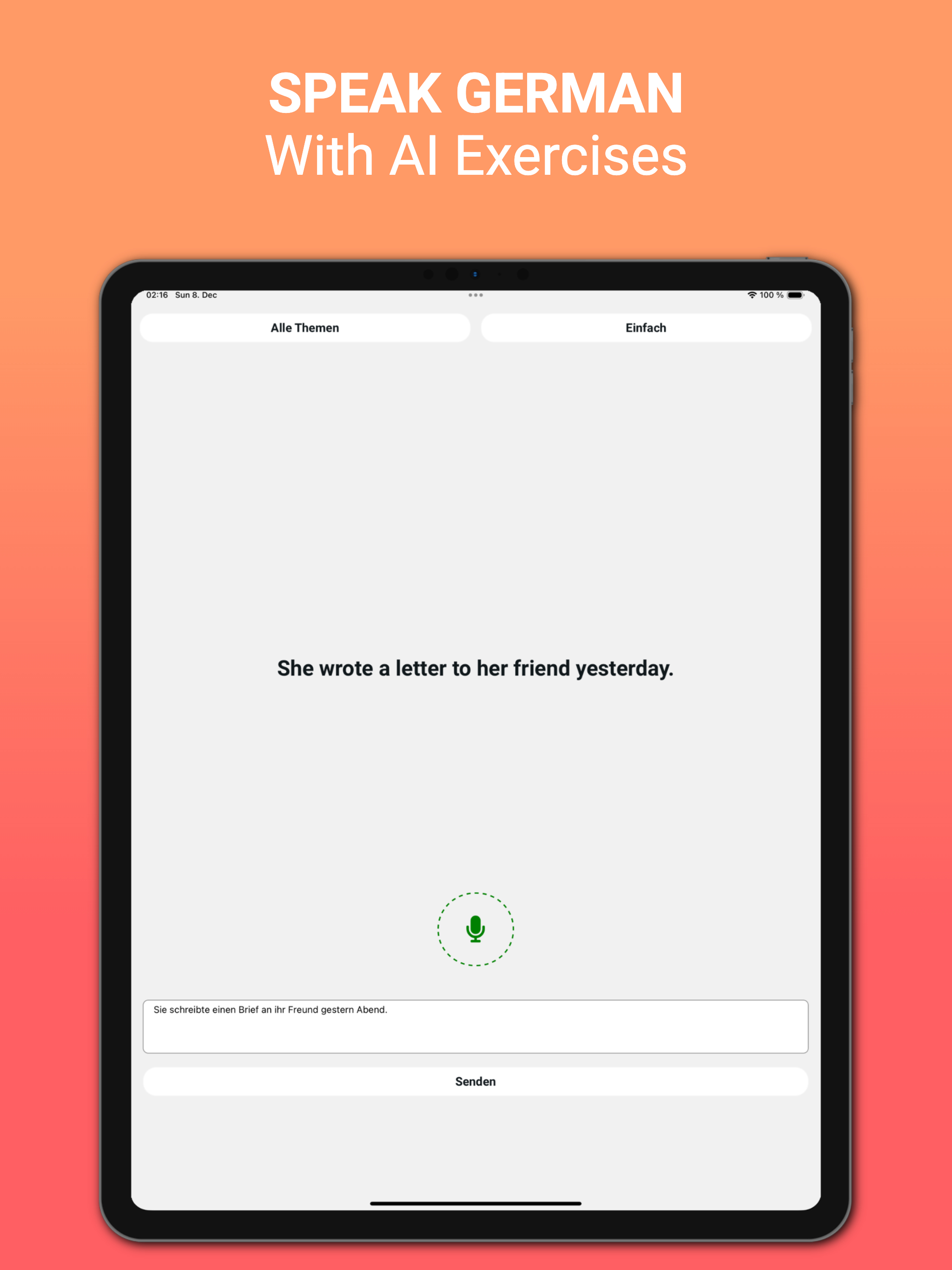 Lingzy: Learn German AI A1-C2 screenshot 11