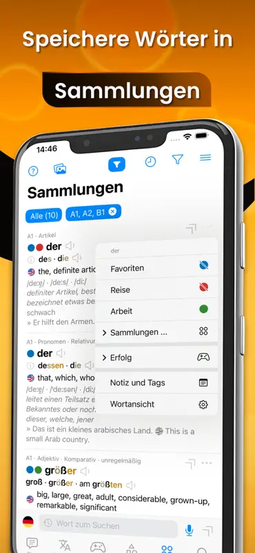 Verben Deutsches Wörterbuch screenshot 7 of 8
