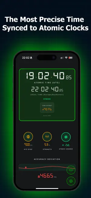Atomic Clock: Exact Time screenshot 1