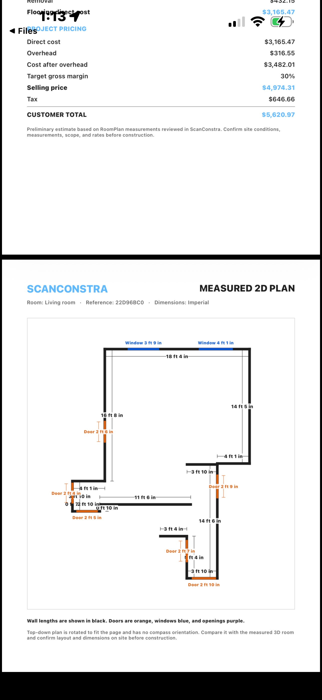 Screenshot 2 of ScanConstra