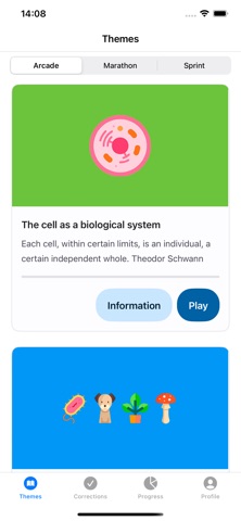 Biology Quiz Yugyd iPhone screenshot