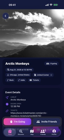 CrowdMate - Live Music Finder screenshot