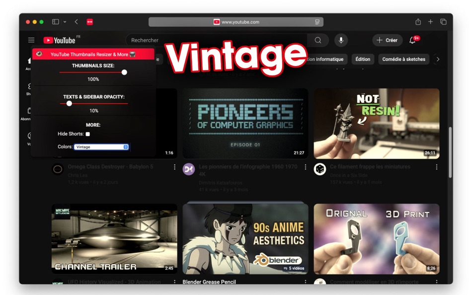 #8. YT Thumbnails Resizer and more (macOS) Podle: Laurent Peignault