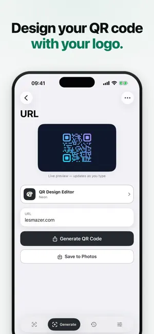 Kodly: QR Code & Barcode Maker screenshot 1