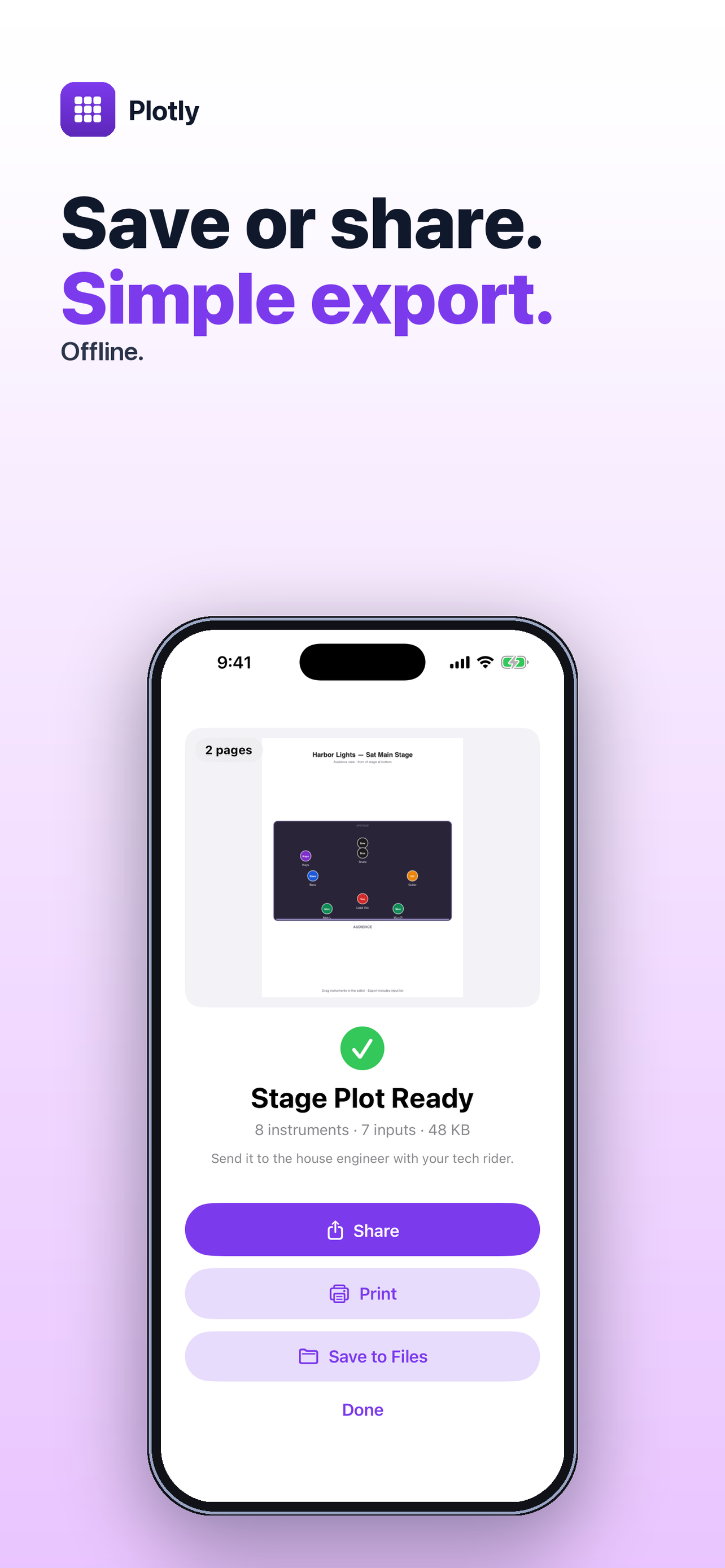 Plotly: Stage Plot Maker screenshot 5