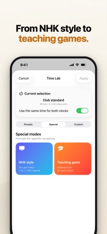 Go Clock: Byoyomi Timer Screenshot 4 of 10
