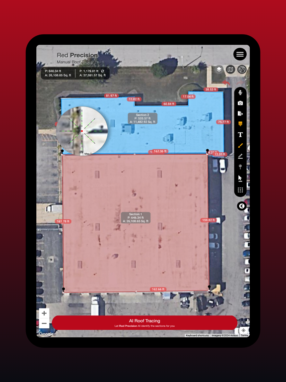 Red Precision iPad screenshot 3 - Business app