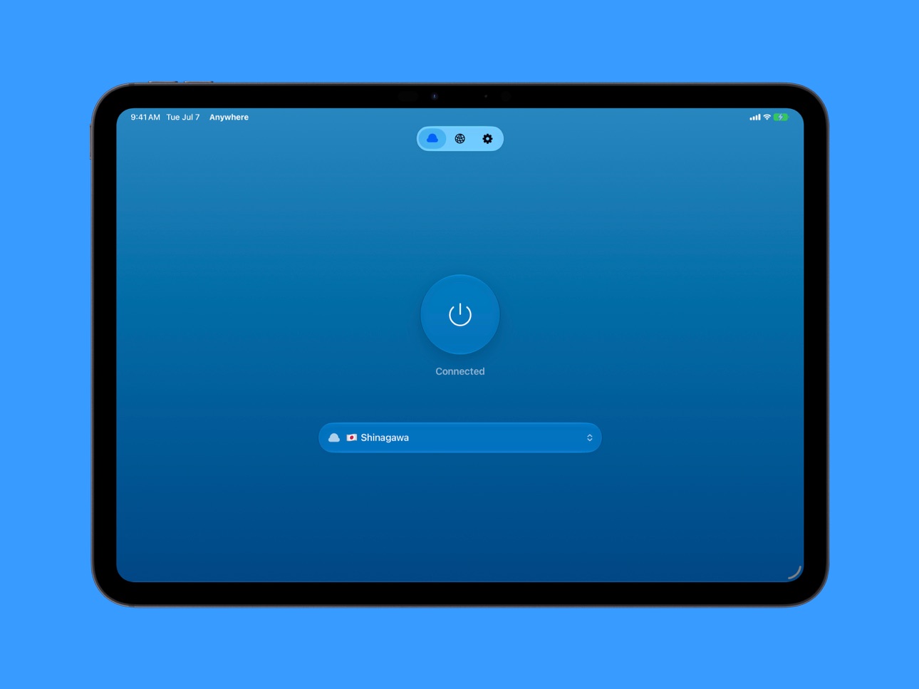 iPad screenshot