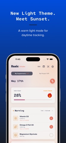 Basic Intake: Pill & Vitamin iPhone screenshot