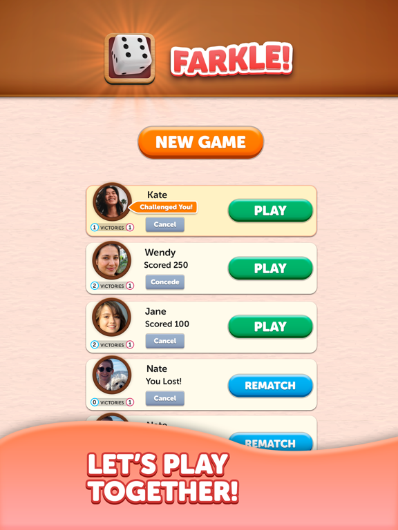 Farkle Dice Roll iPad screenshot 4 - Games app