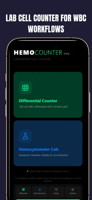 Hemo Counter: Lab Cell Counter screenshot 1