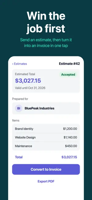 Invoice Maker: Simple PDF screenshot 2