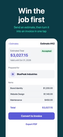 Invoice Maker: Simple PDF screenshot