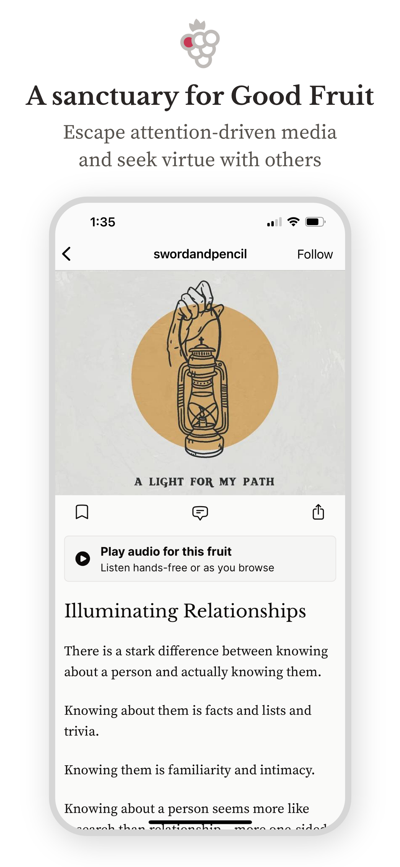 Vineyard: Find Virtuous Minds