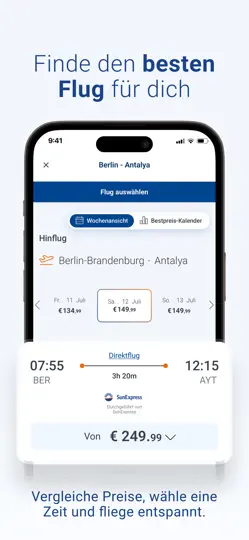 Screenshot von SunExpress Airlines auf dem iPhone 4