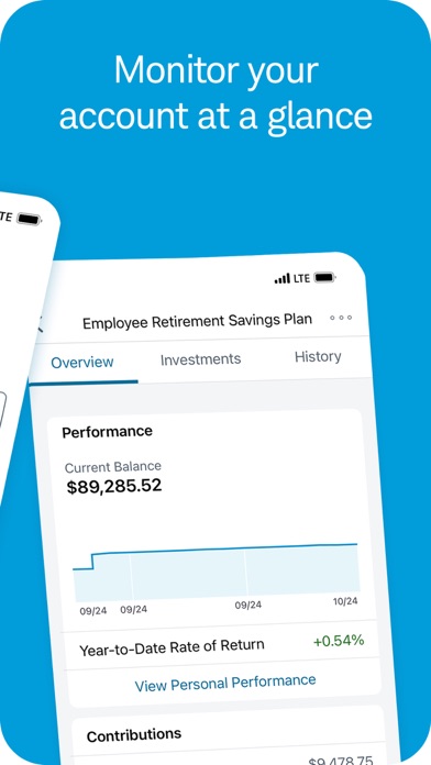 Schwab Workplace Retirement Screenshot