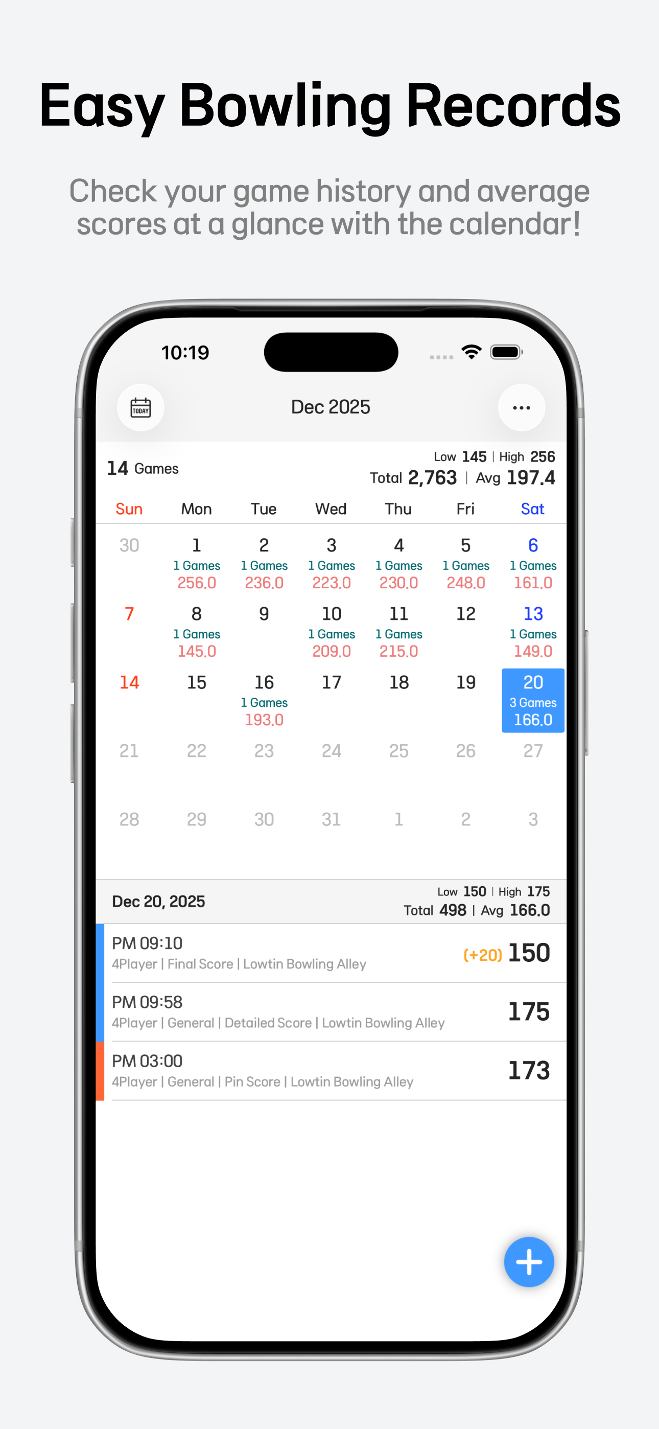BowlingScore - Easy Record