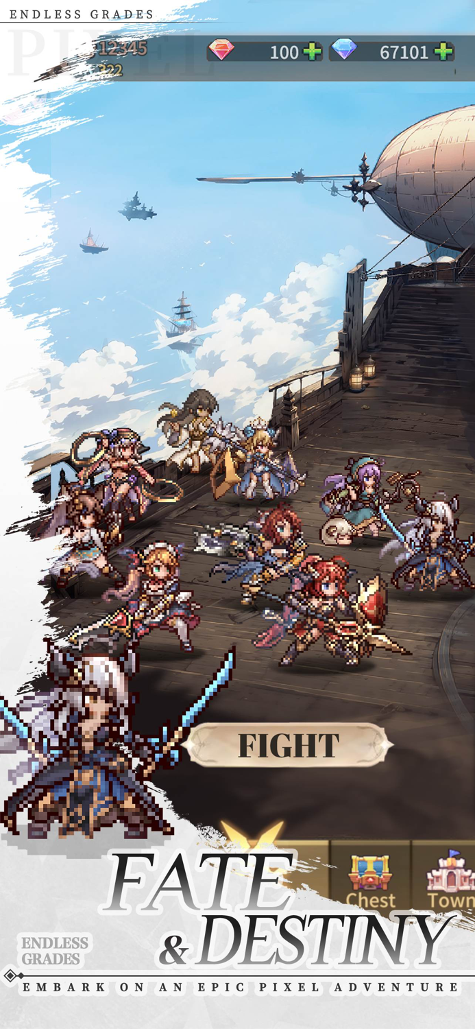 Endless Grades Pixel Saga