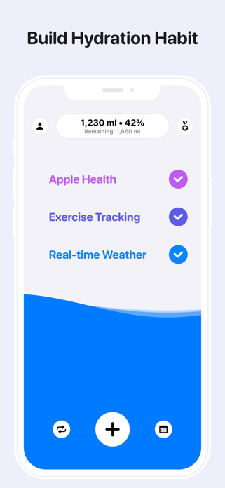 Water+ : Intake Tracker Screenshot 1 of 6