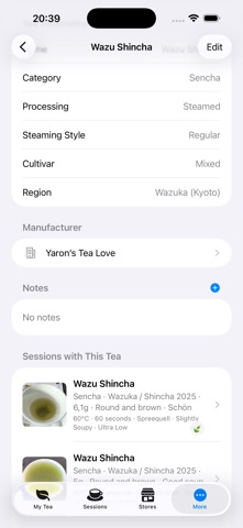 TeaLoveLog screenshot