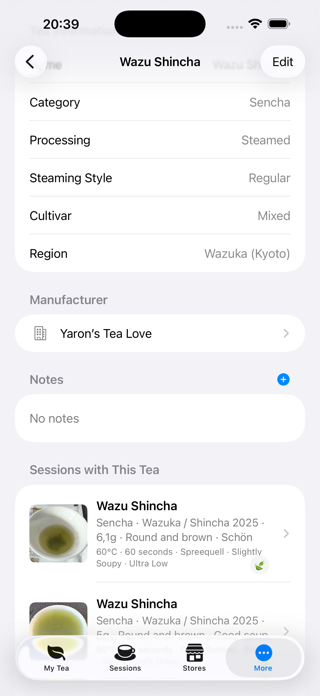TeaLoveLog Screenshot 8 of 10
