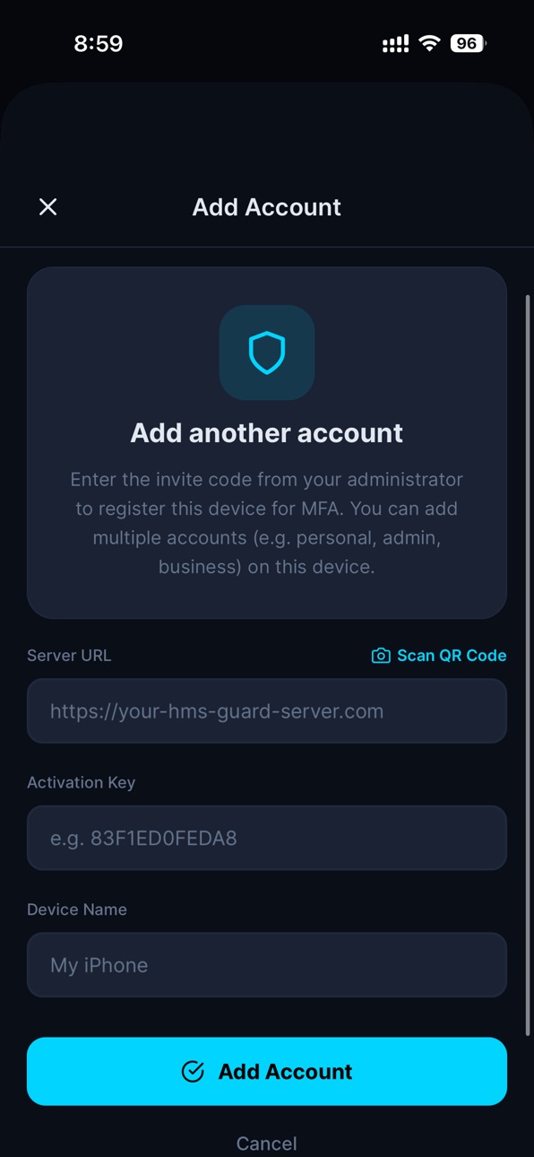 iPhone screenshot
