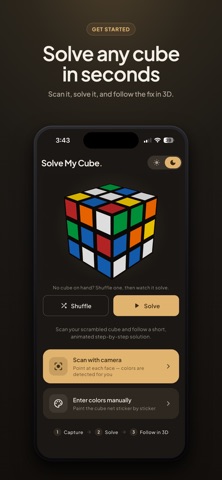 Solve My Cube – Scan & Guide Screenshot 1 of 5