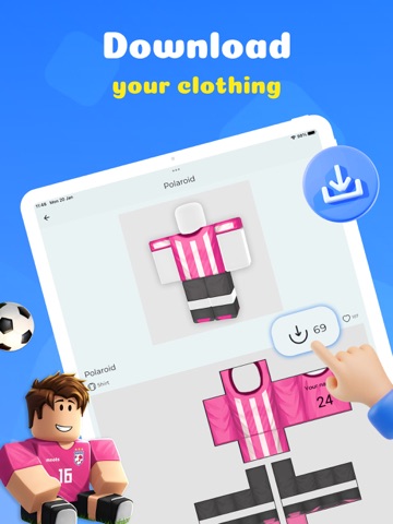 Clothes for Roblox Skins Maker iPad screenshot