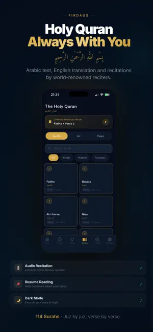 Firdaus: Prayer, Dhikr & Quran screenshot 3