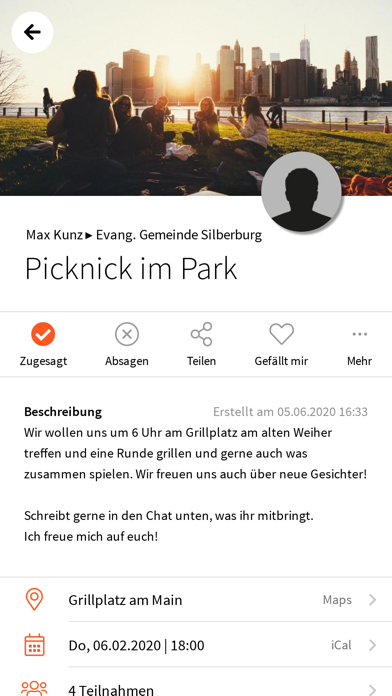 Evang. Gemeinde Silberburg Screenshot