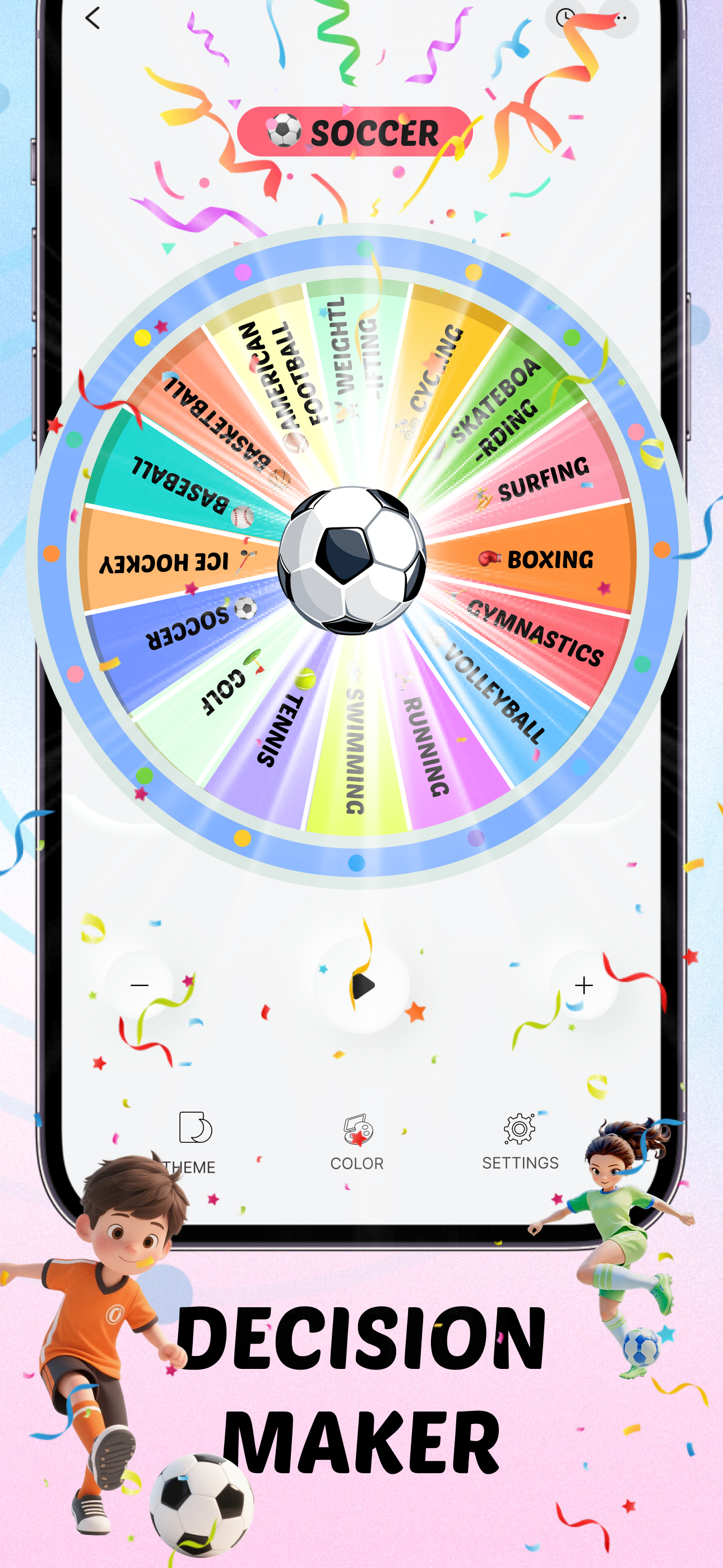 Spin The Wheel - GK Random screenshot 2