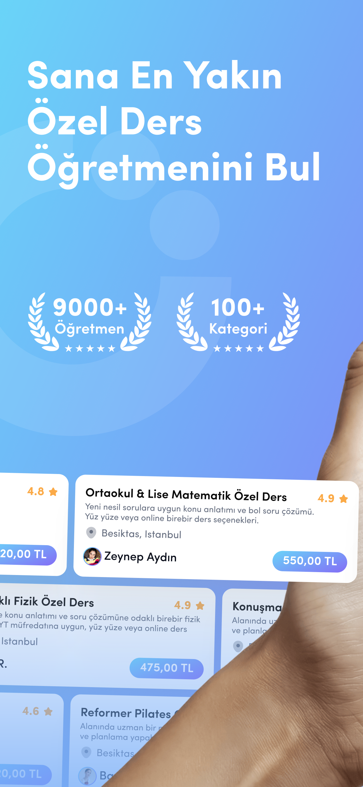 Öğretsen: Özel Ders Uygulaması