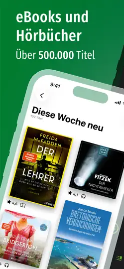 Screenshot von Skoobe: EBooks Und Hörbücher auf dem iPhone 1