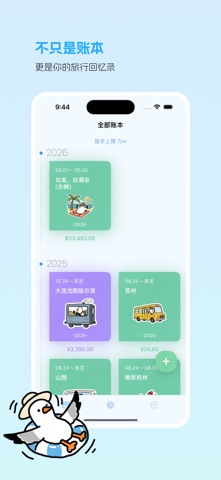 四海旅账 - 你的旅行专属记账本 screenshot