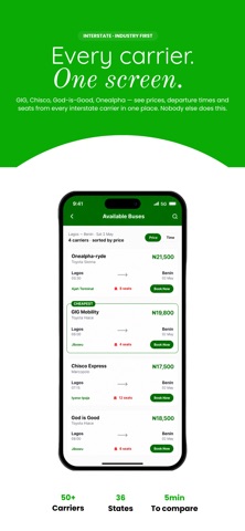 Destina App iPhone screenshot