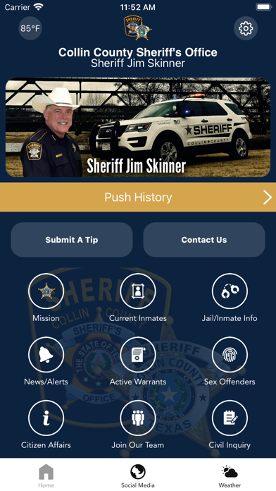 Collin County Sheriff TX Screenshot